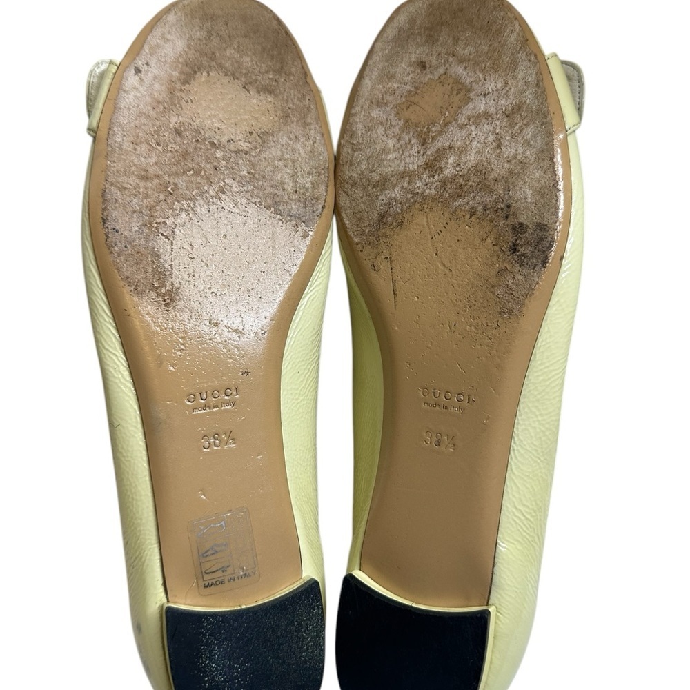 Gucci Women's Cream Leather Pumps - Picture 6 of 16